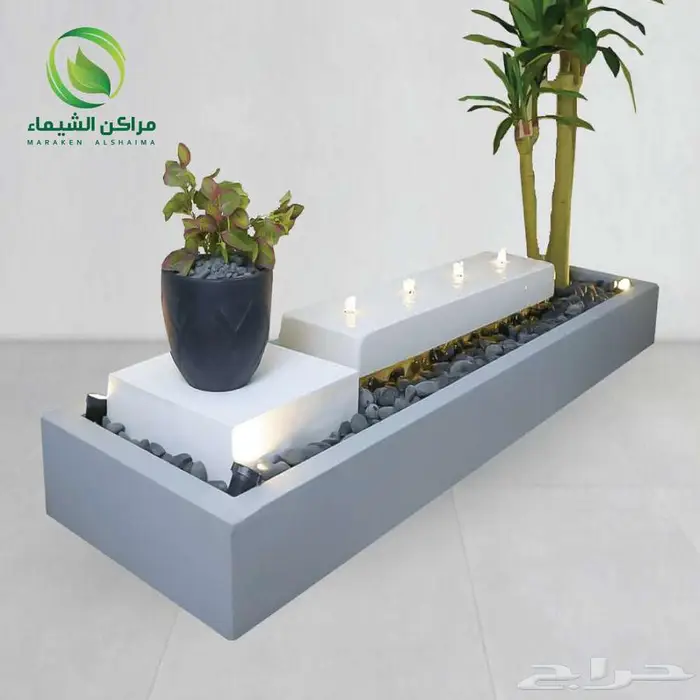 شلالات مودرن جاهزة فيبر ونوافير تفصيل بسعر المصنع الخبر 39