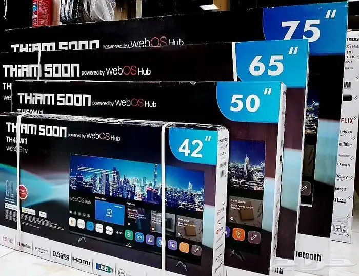 بيع شاشه ذكيه شاشات بلازما تلفزيون 4k اخر اصدار توصيل مجاني 1