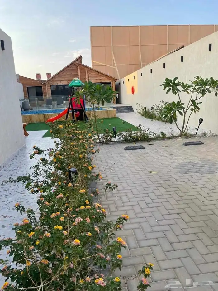 شاليه للايجار في جدة كوخ بجاكوزي شاليهات مسبح بسخان بتدفئه 28