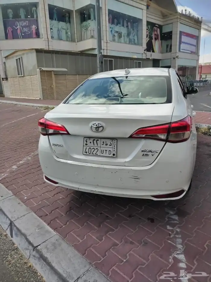 يارس ابيض تويوتا 2019 2
