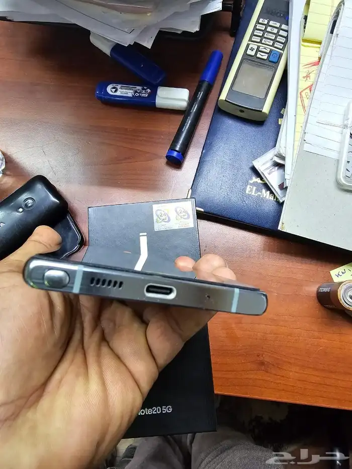 جوال نوت 20-5G. شبه جديد الجوال والكرتون فقط 3
