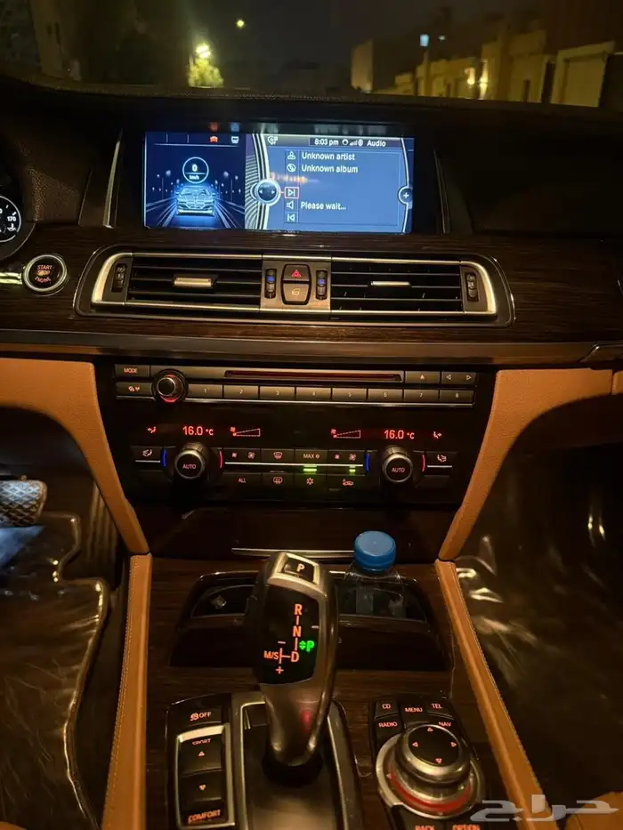 شاشةBMW بي ام دبليو740 2012 2
