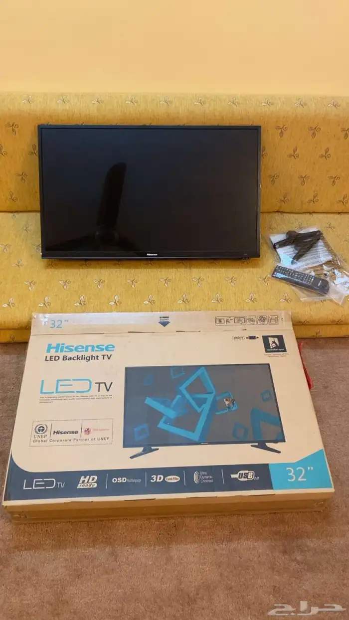 شاشة 32 بوصه وسوني 4 0