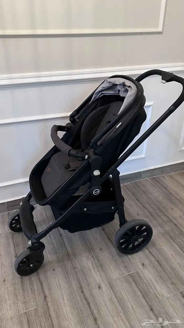 مون نظام سفر تريس 3 في 1 مع عربة أطفال ومقعد سيارة 4