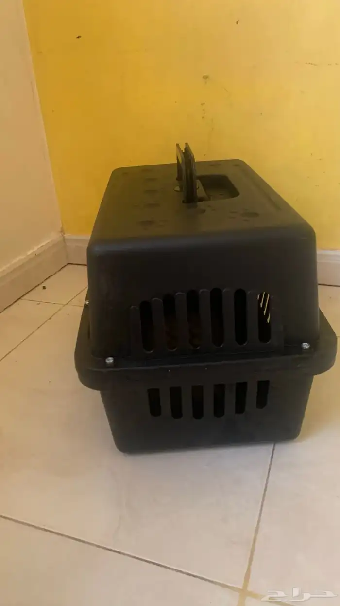 بيت قط اللون اسود و الباب بني فاتح السعر 40 السبب لاحاجه له 2