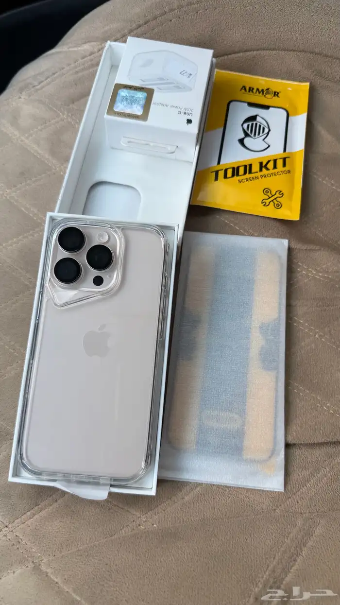 آيفون 16 برو 256 صحراوي جديد 1