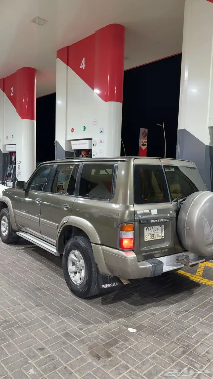 جيب نيسان بترول اخضر بيج موديل 1998 دبل دفلك مالك فل كامل 10