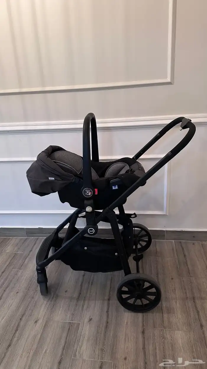 مون نظام سفر تريس 3 في 1 مع عربة أطفال ومقعد سيارة 5