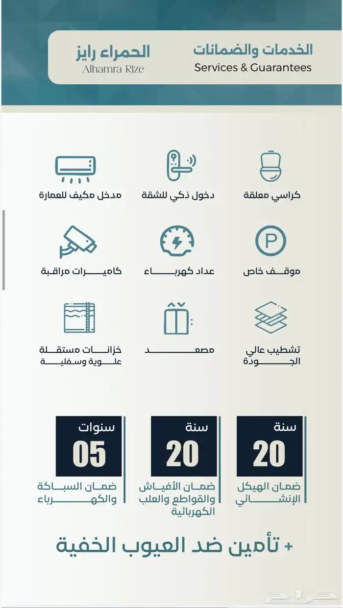 شقق للبيع حى الحمراء 4