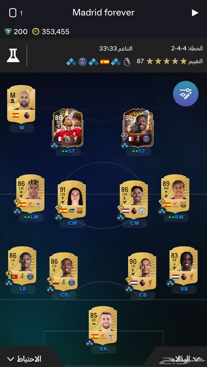 تشكيله fc26 1