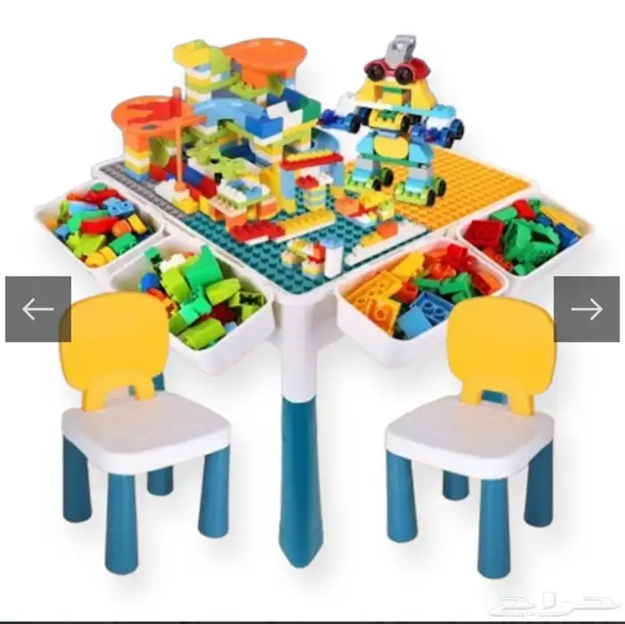 طاولة تركيبات ليقو متعددة الاستخدام 300 قطعة 0