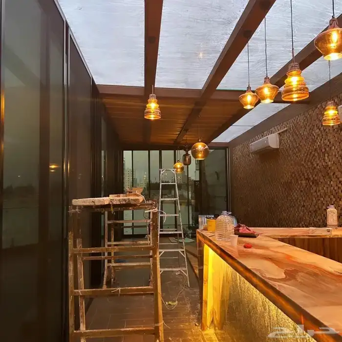 تم تنفيد أخر أعمالنا تفصيل  مظلة خشب حسب تصميم العميل  كلاسي 7