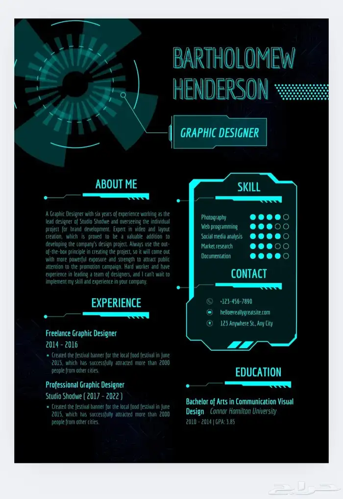 سيرة ذاتية ATS ايتي اس 4