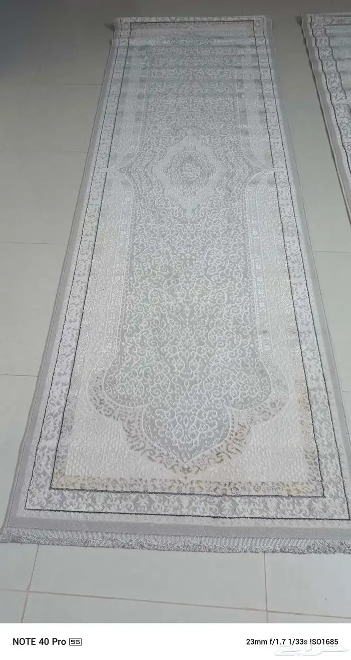 تم البيع...سجادتين بيضاء 5