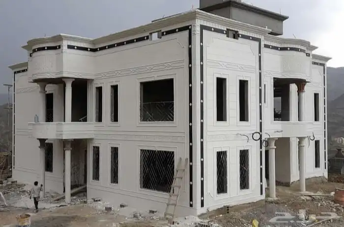 لياسه ملونه وترميم الفلل القديمه وديكورات 6