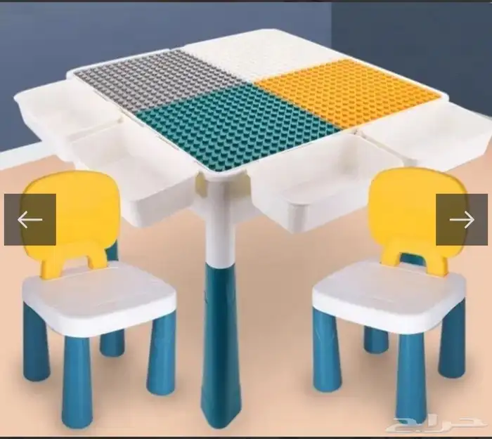 طاولة تركيبات ليقو متعددة الاستخدام 300 قطعة 6