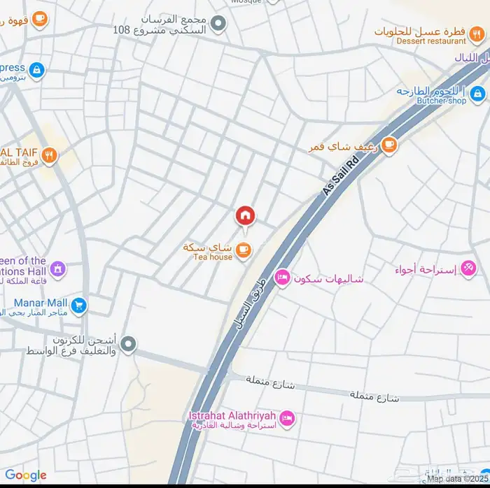 ارض تجاري الواسط على طريق السيل 2