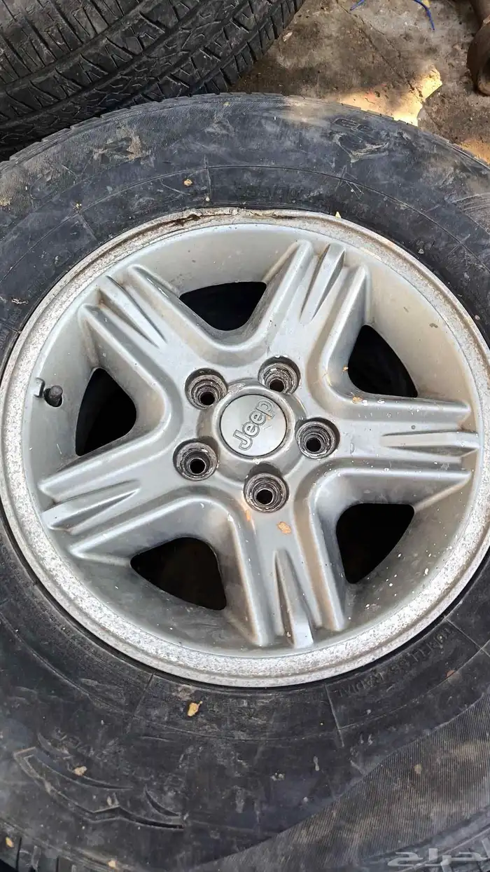 7 جنوط جيب شروكي مقاس 15 مع كفرات 255 2