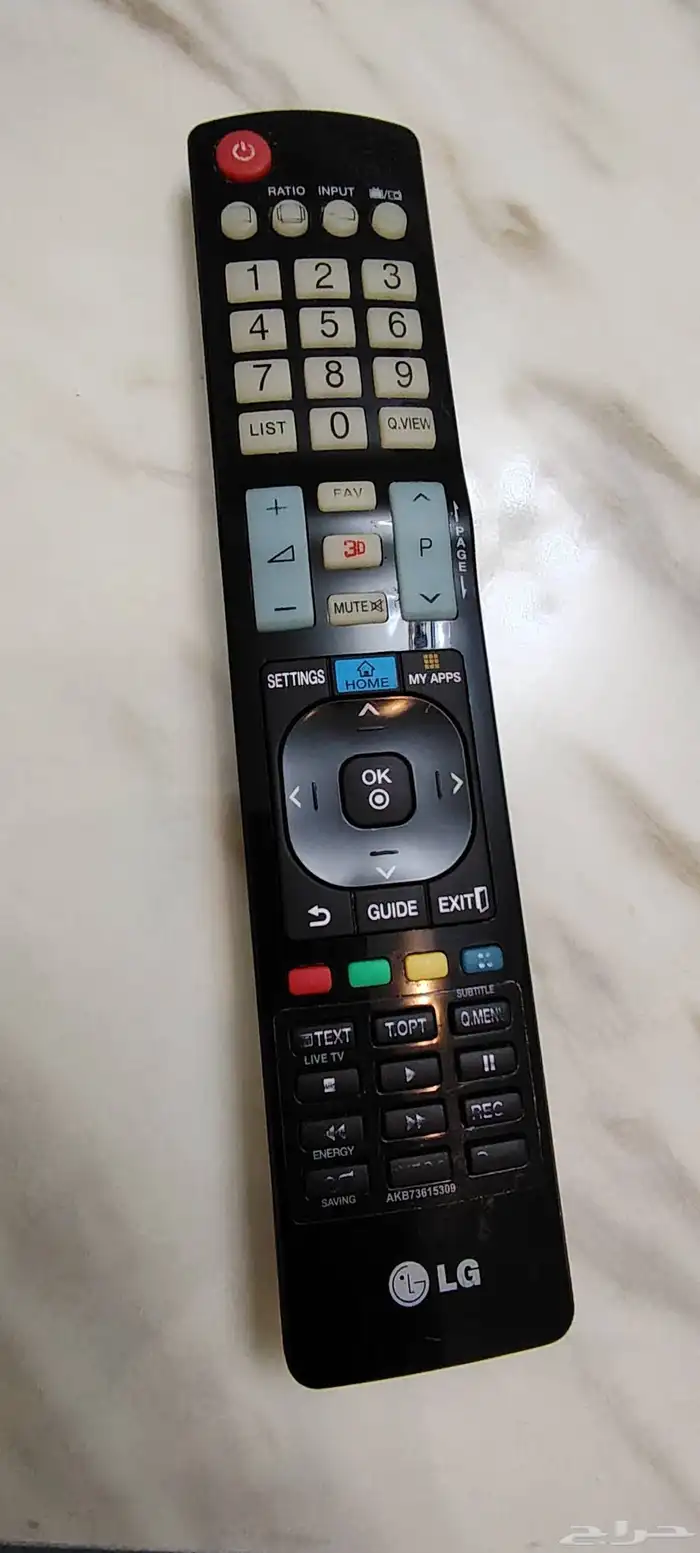 ريموت شاشة مع ثلاثه نظارات 3D. ماركه( LG) 5