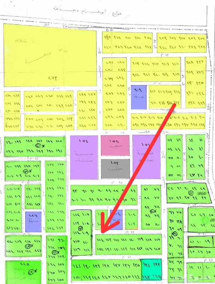 للبيع أرض سكنية في حي حطين بالخرج 0