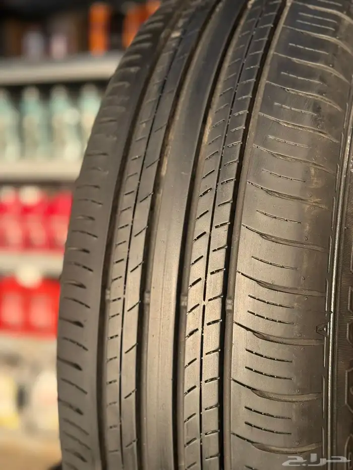 225 65 17 كفرات دنلوب شبة جديد ت 24 وكالة رافور 2