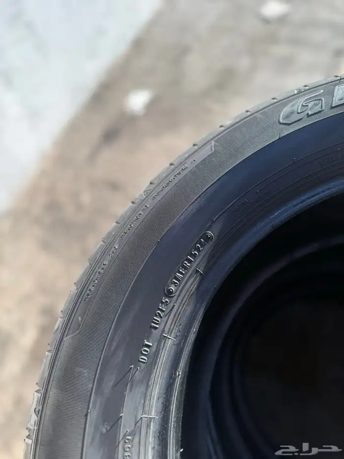 225 65 17 كفرات دنلوب شبة جديد ت 24 وكالة رافور 6