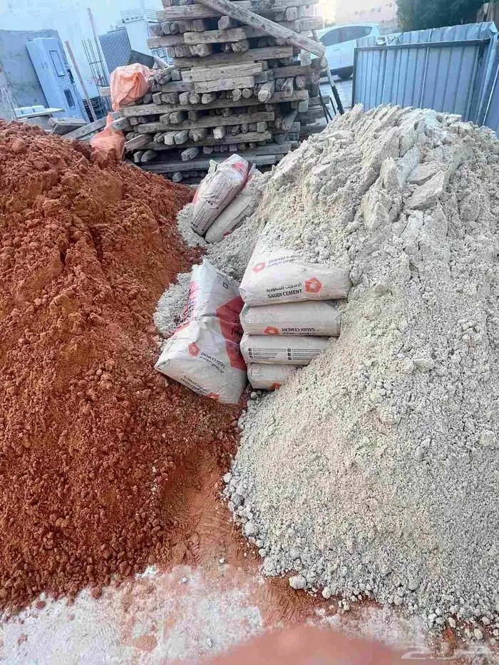 مبسط مواد بناء رمل سمنت بلك غرا دفان زيرو بحص بندوره زيرو بح 1