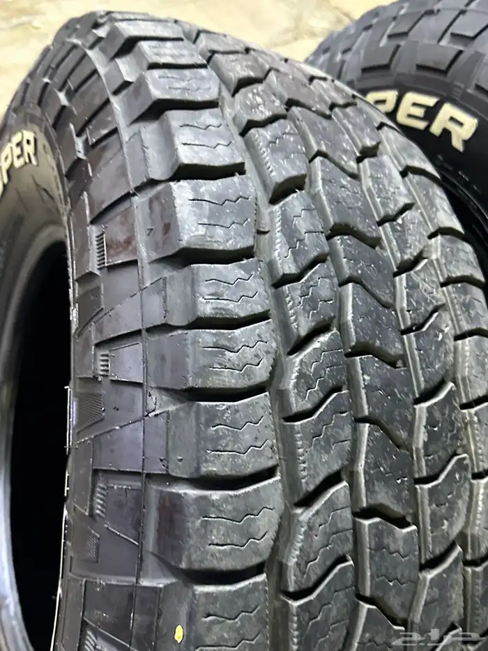 كفرات كوبر امريكي نص حجري مقاس 285 75 16 5