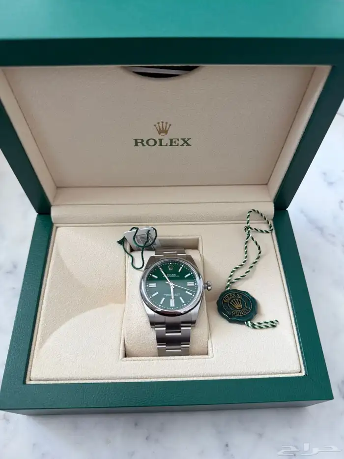 Rolex op green dial 2024 unworn all set 0