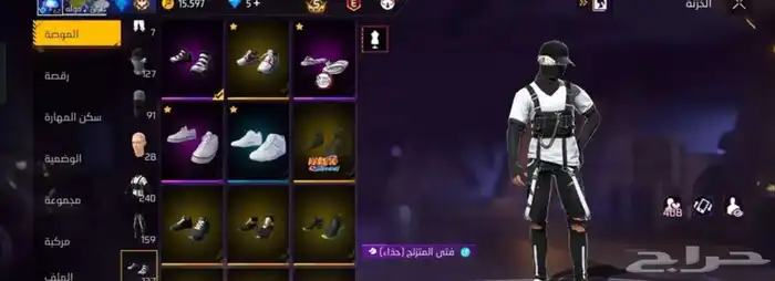 حساب فري فاير لبيع سبب البيع اعتزال 3