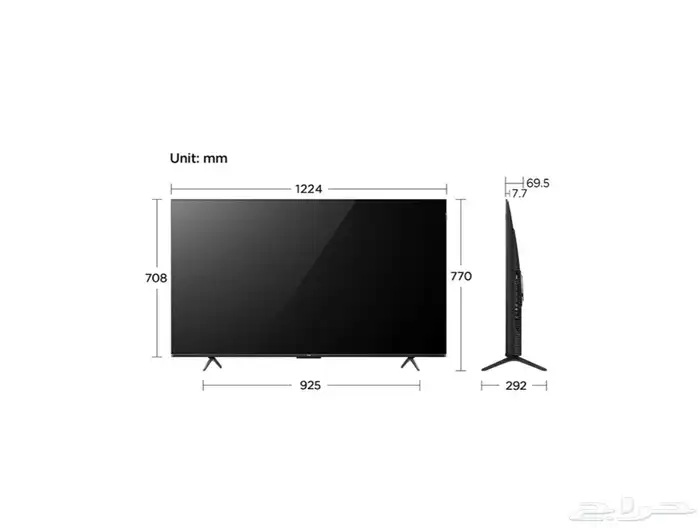 شاشة TCL Qled ( 55 بوصه) 4K 6