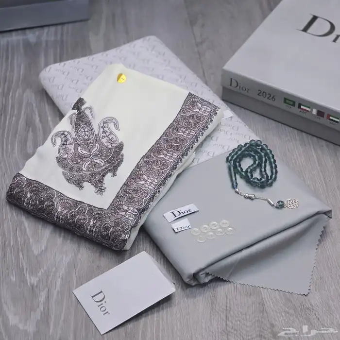 قماش ديور مع شال كشميري اخر اصدار 2026 19