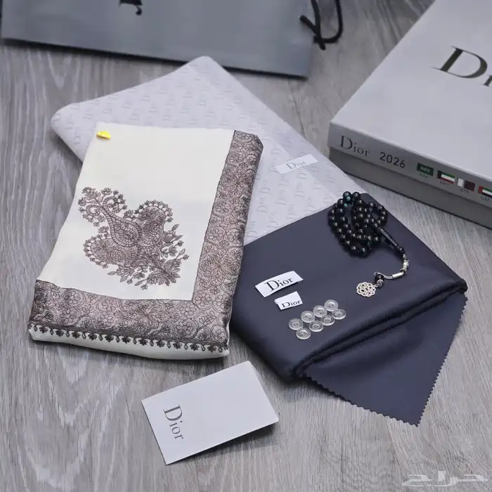 قماش ديور مع شال كشميري اخر اصدار 2026 15