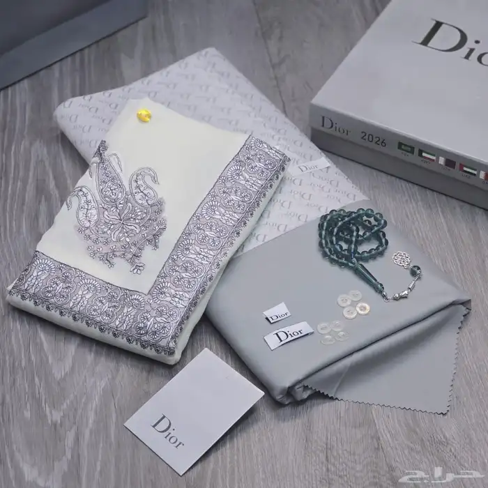 قماش ديور مع شال كشميري اخر اصدار 2026 21