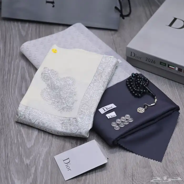 قماش ديور مع شال كشميري اخر اصدار 2026 10