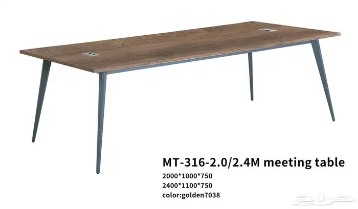 جديد طاولة اجتماع كل مقاسات متوفر مع كراسي 6