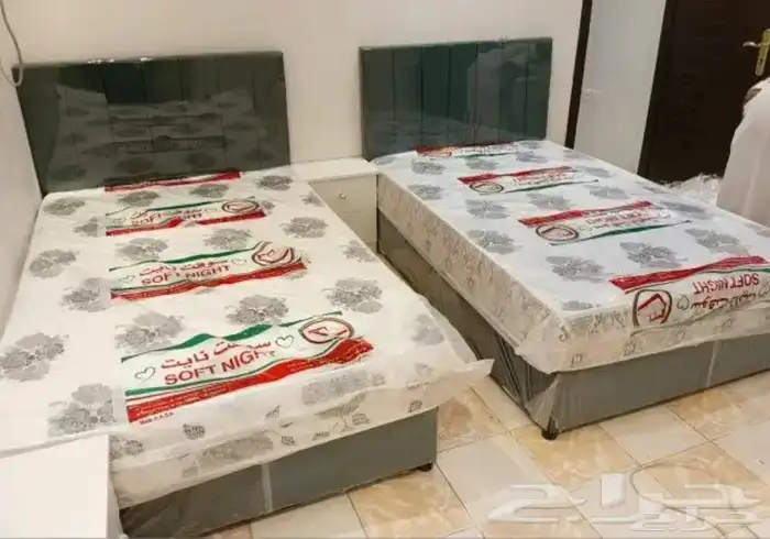 سراير خشب بوكسات فندقي نفر ونفر ونص ونفرين بسعر الجملة 3