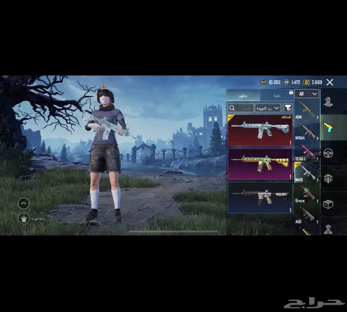 حساب ببجي لللببييع 4