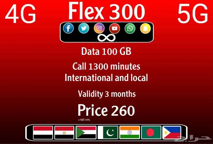 عرووض شرائح ريد بول موبايل 0