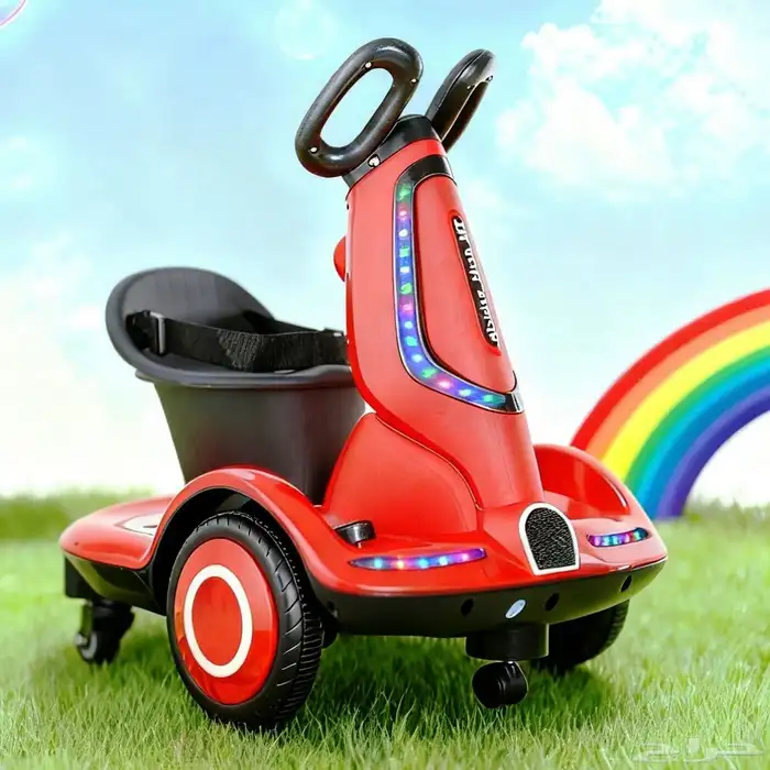 سكوتر الهبة للاطفال - سكوتر اطفال كهربائي مع ريموت تحكم 7