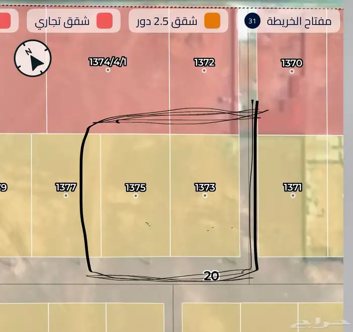 للبيع ارض بالخير 1