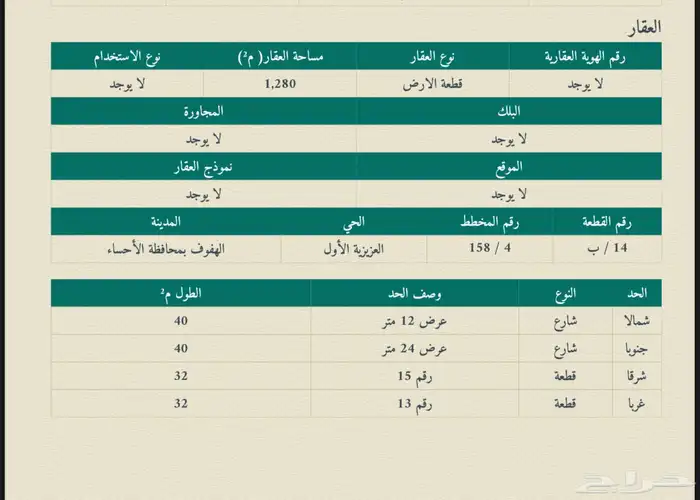 للايجار ارض بحي العزيزيه باء 0