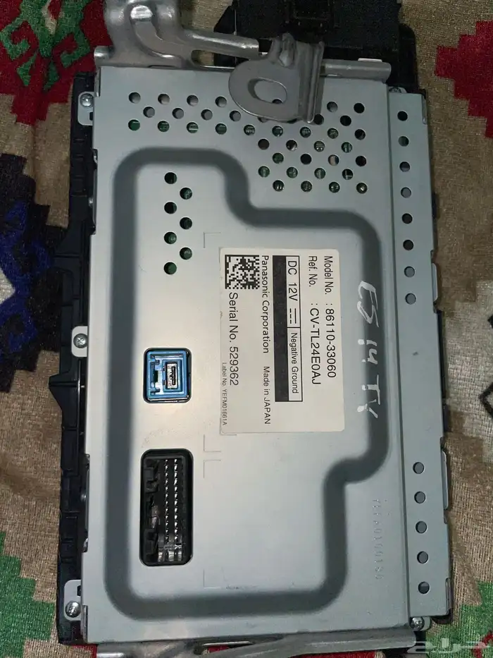 شاشة ماوس مسجل مع تحكم المكيف لكزس es 2013 - 2015 6