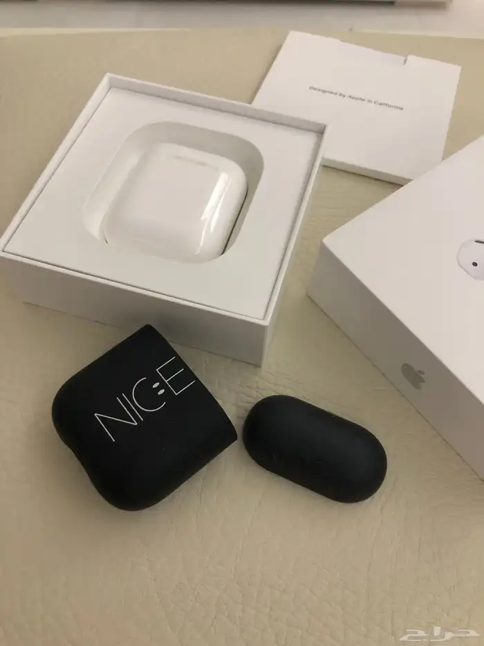 سماعة ابل ايربودز الجيل الثاني نظيفة جدا 0