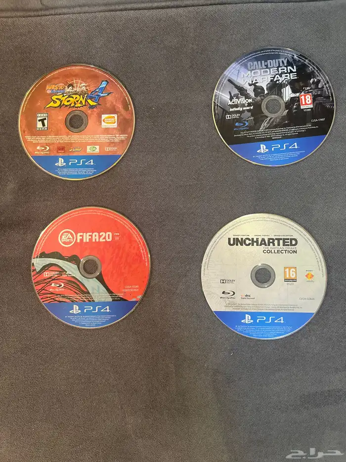 اشرطة سوني فور و اكس بوكس الي عنده رغبه فيها يتواصل معي 1