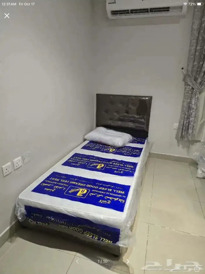 سرير خشب نفر واحد و نفر نص جلد جديد 2