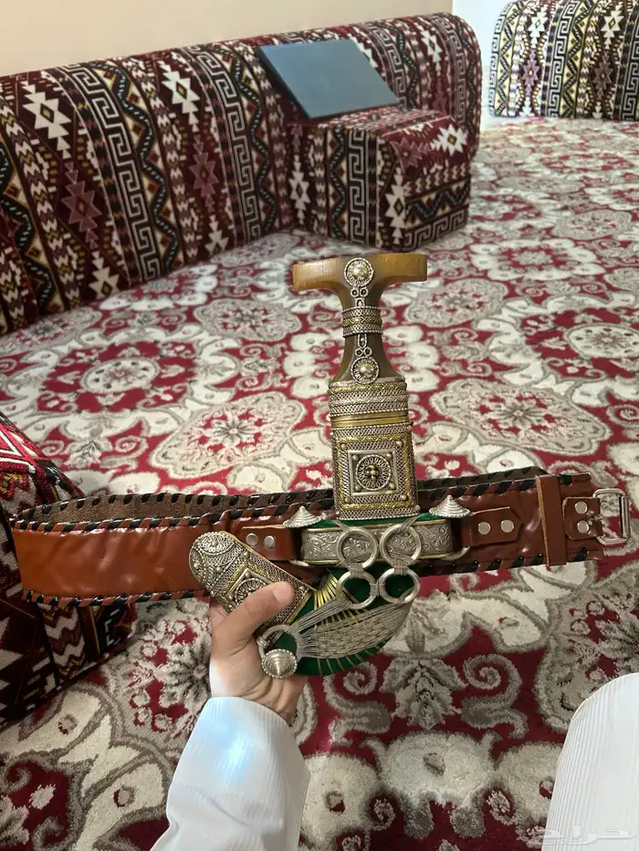 جنبيه قرن طبيعي رش فضه 1