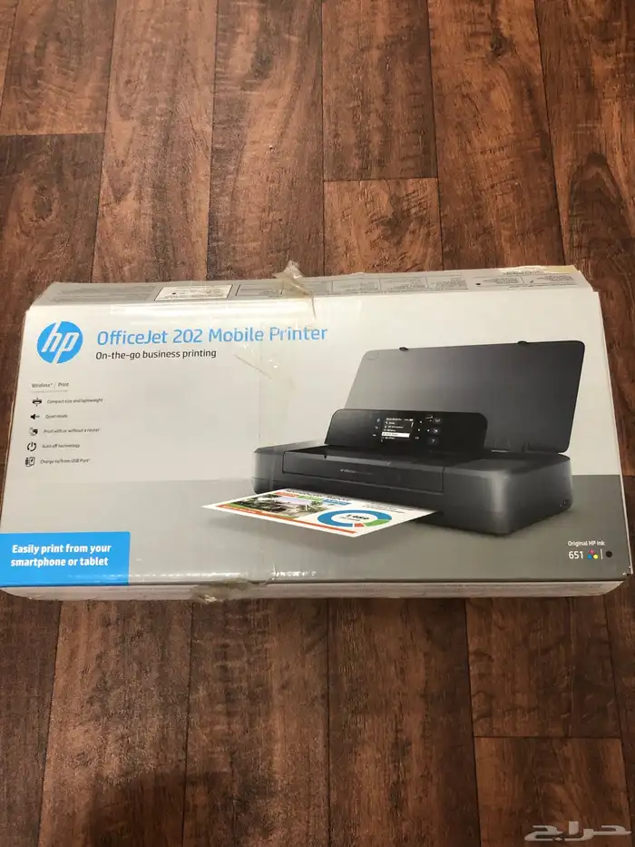 طابعة hp202 متنقلة استخدام قليل جدا 0