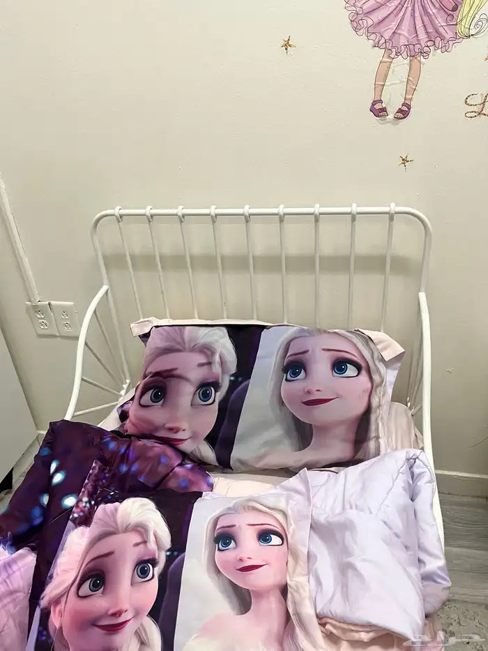 سريرين من ايكيا لون ابيض 0