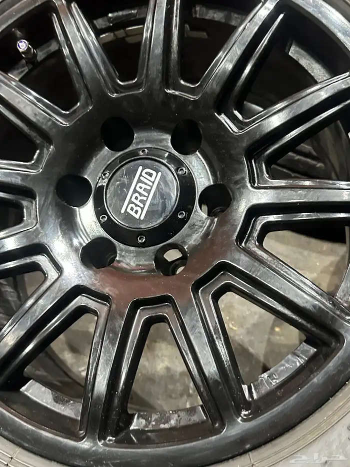 كفرات شاهين ريدنز مع جنوط برايد 6 مسمار مقاس 17 14